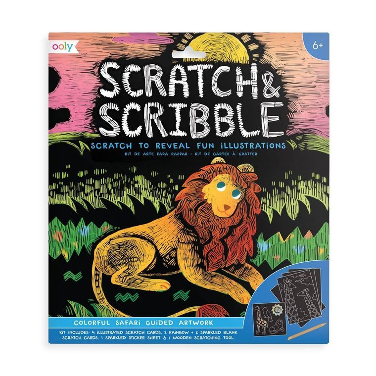 Scratch & Scribble - Colorful Safari