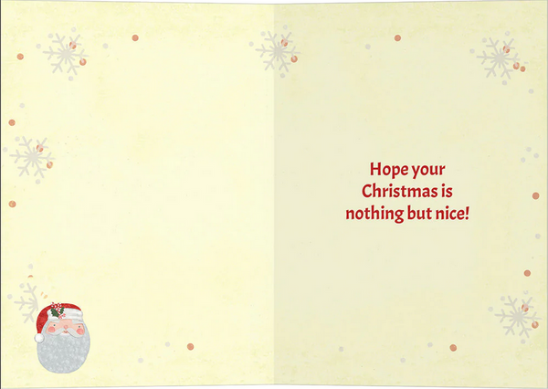 Santa Be Good Christmas Card