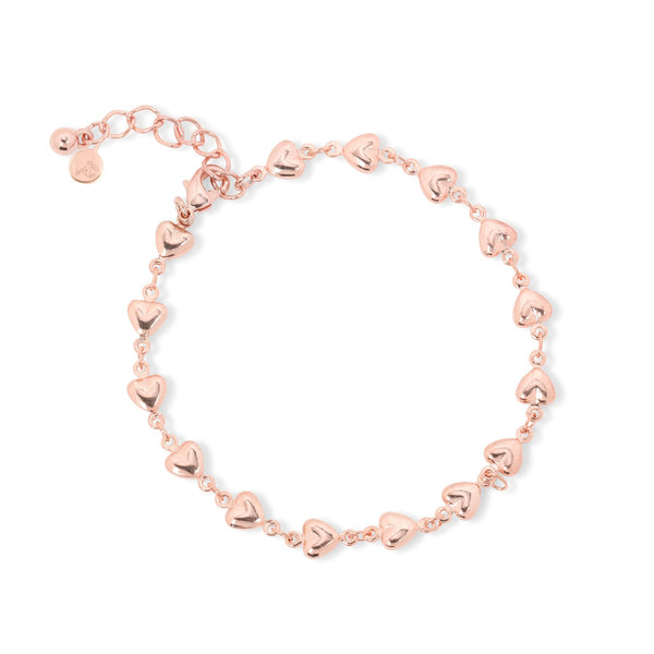 Luca + Danni Puffed Heart Chain Bracelet