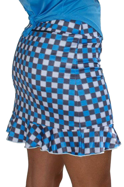 Pull-On Ruffle Stretch Skort 16.5" | The Secret