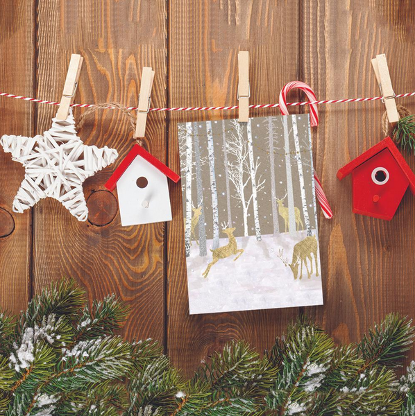 Silent Wood Holiday Card