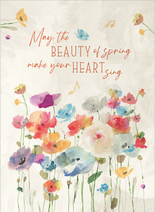 Spring Singing Easter Card