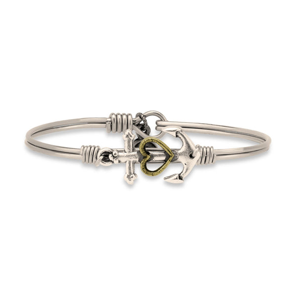 Luca + Danni Anchor Bangle