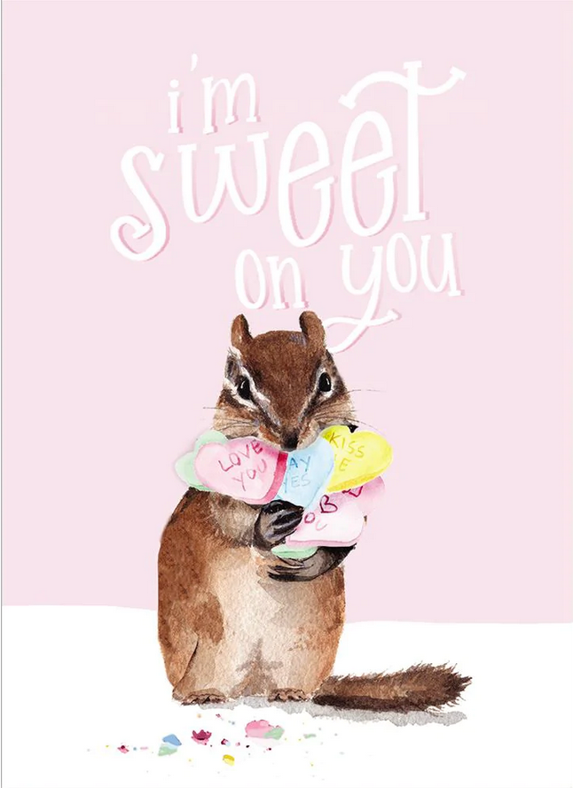 Sweet On You Valentine's Day Card