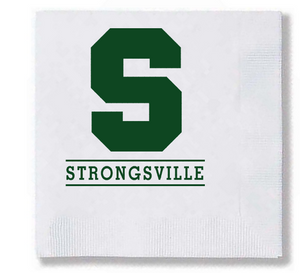Strongsville 2-Ply Beverage Napkins / 25 pcs/pk