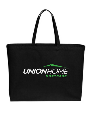 Port Authority Cotton Canvas Jumbo Tote Black