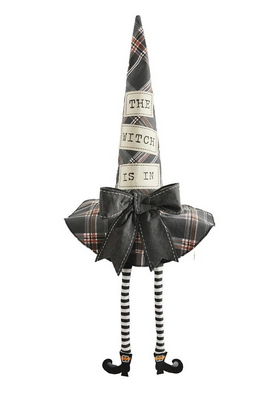 Boo Decorative Witch Hat