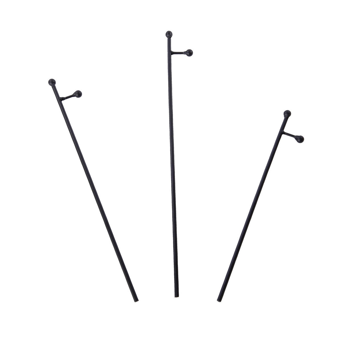 Black Mini Gallery Display Stakes