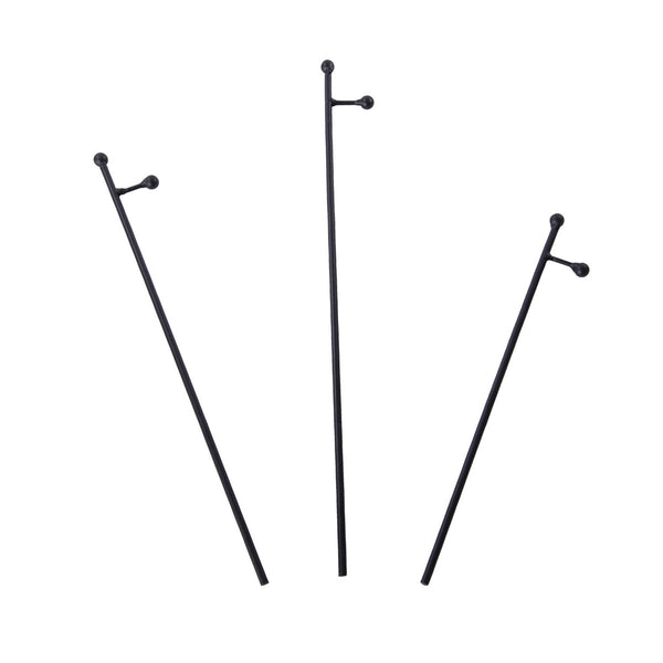 Black Mini Gallery Display Stakes