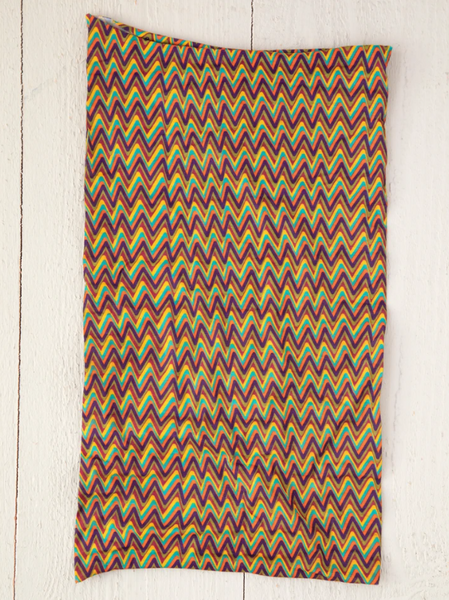 BOHO Bandeau Multi Colored Zigzag