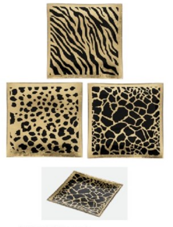 Decorative Animal Print Trinket Dish