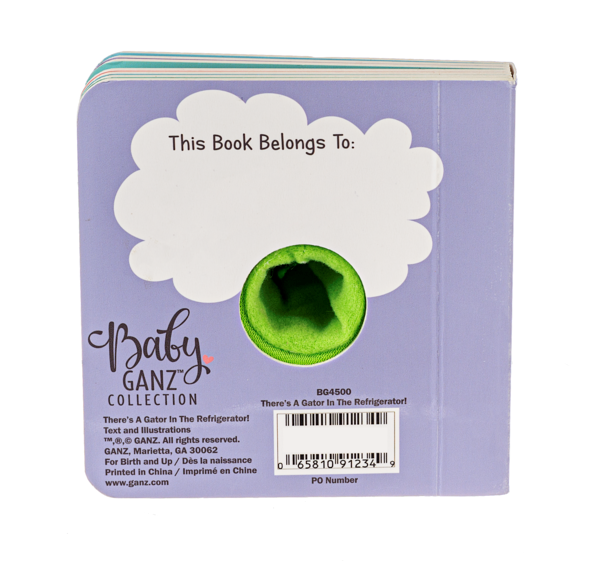 Ripples Alligator Finger Puppet Book "There's a Gator in the Refrigerator"