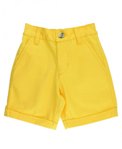 Yellow Chino Shorts