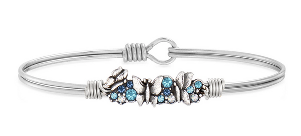 Luca + Danni Butterfly Medley Bangle Bracelet in Blue