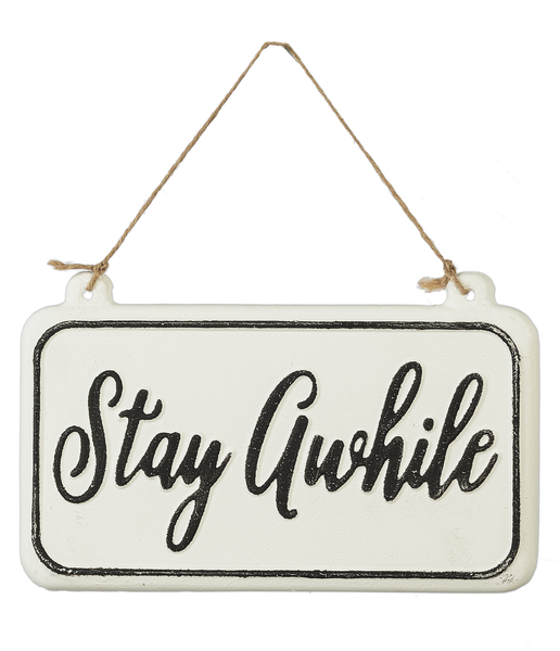 Black & White Inspirational Text Mini Sign