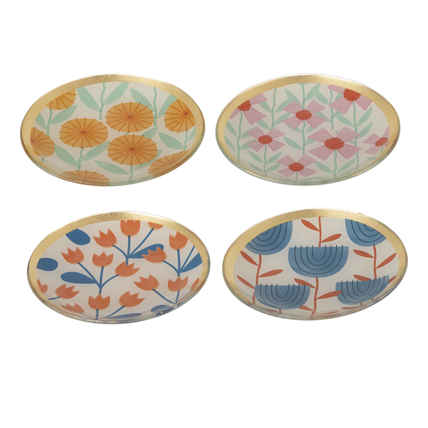 Round Flower Trinket Dish