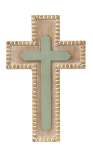 Beaded Edge Wall Cross