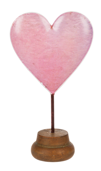 Watercolor Heart on Stand