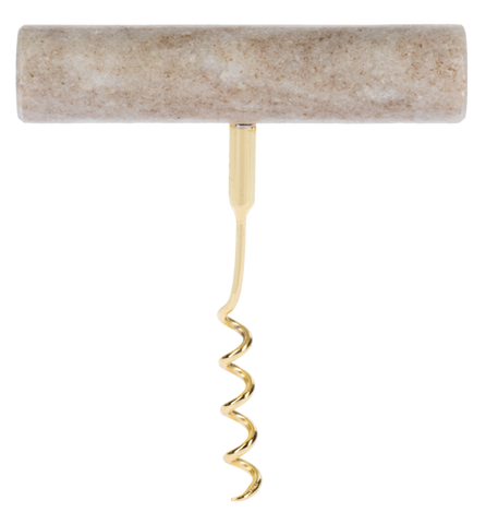 Beige Marble Corkscrew