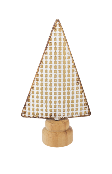 Embossed Gold Tree on Stand