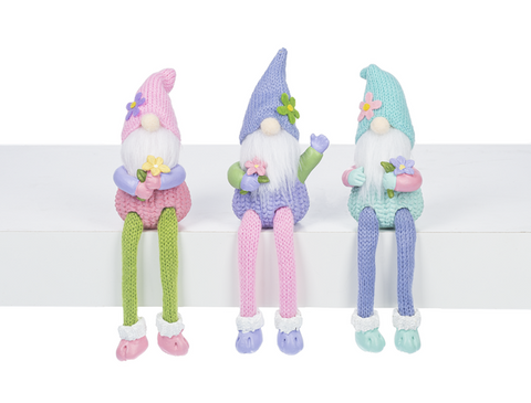 Springtime Gnomes Shelfsitters