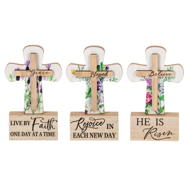 Easter Faith Cross Figurines