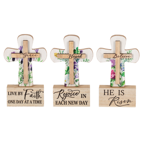 Easter Faith Cross Figurines