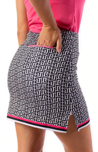 Pull-On Stretch Skort 17.5" | Ebb and Flow