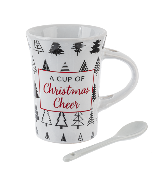 Friendsmas Mug with Spoon Set