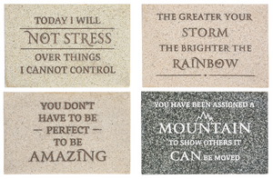 In All Things Be Grateful - Block Figurines