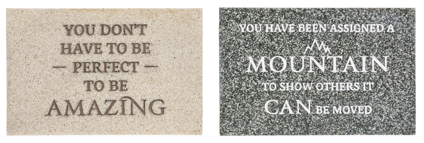 In All Things Be Grateful - Block Figurines