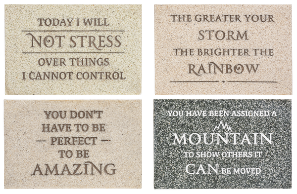 In All Things Be Grateful - Block Figurines