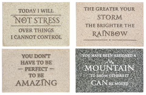 In All Things Be Grateful - Block Figurines