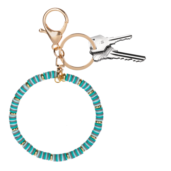 Fun and Funky Bangle Bracelets with Key Ring
