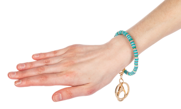 Fun and Funky Bangle Bracelets with Key Ring