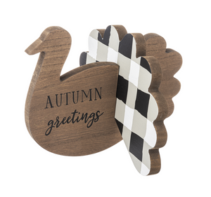 Autumn Plaids - Turkey Figurines