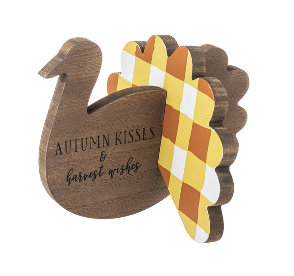 Autumn Plaids - Turkey Figurines