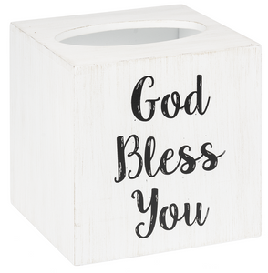 God Bless You Tissue Box