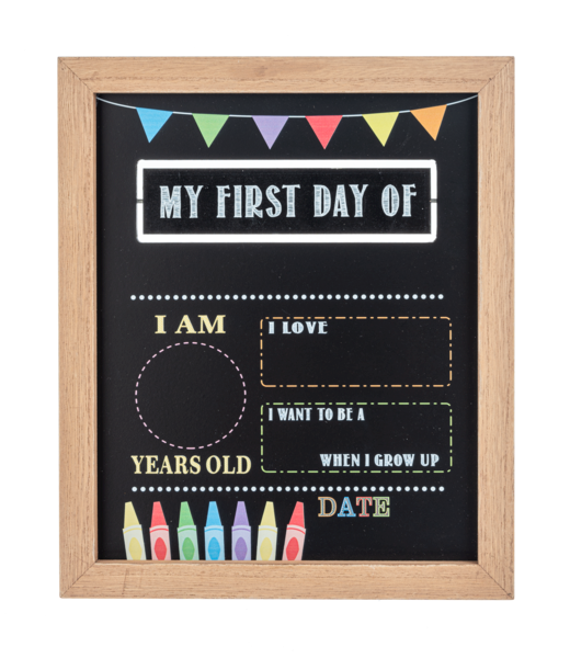 My First/Last Day Chalkboard Sign