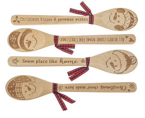 Snowman Stir Crazy Spoons