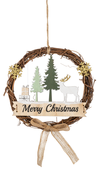 Cozy Cabin - Laser Cut Wreath Ornaments