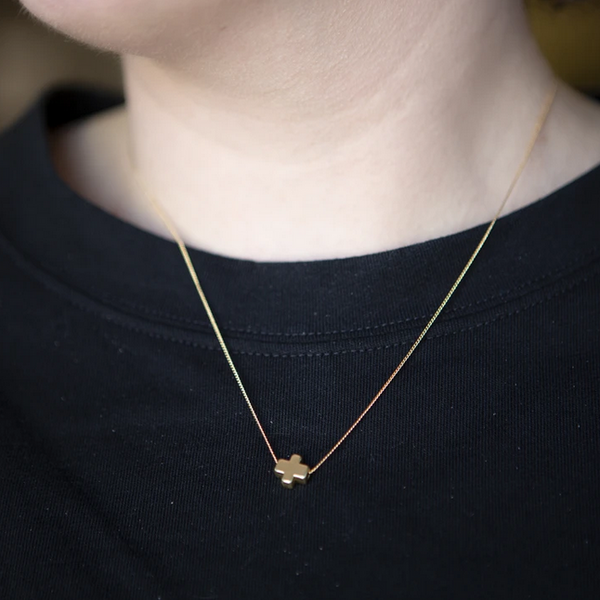 Faith Over Fear Cross Necklace