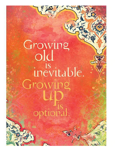 Growing Up Is Inevitable Birthday Card