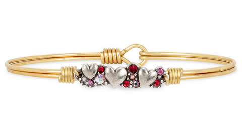 Luca + Danni Heart Medley Bangle Bracelet