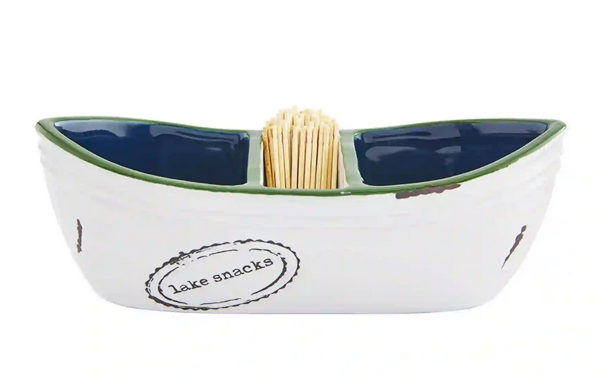 New Canoe Toothpick Server Set