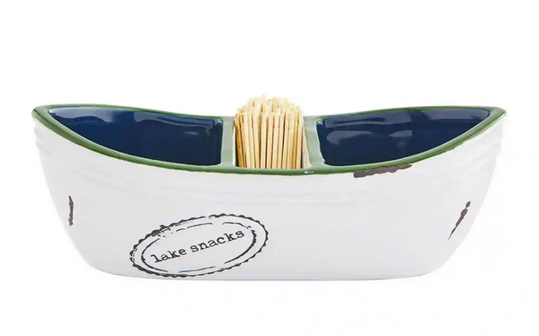 New Canoe Toothpick Server Set
