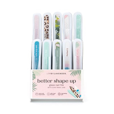 Lemon Lavender Glass Nail Files