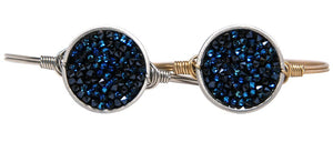 Luca + Danni Druzy Metallic Blue Bangle