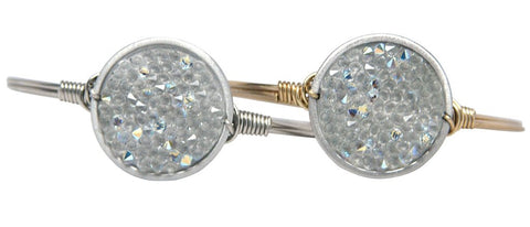 Luca + Danni Druzy Metallic Crystal AB Bangle