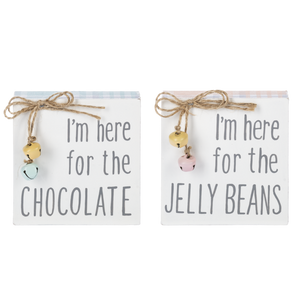 Candy Message Blocks - Jelly Beans & Chocolate